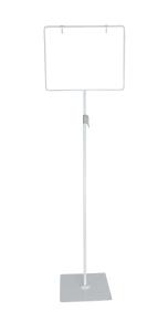 Quality POP Poster Display Stand , Supermarket Free Standing Sign Display Holder wholesale