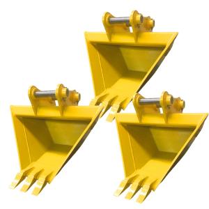 Quality Construction 1.1cbm V Ditch Bucket Trapezoid For VOLOV KOBELCO HITACHI wholesale
