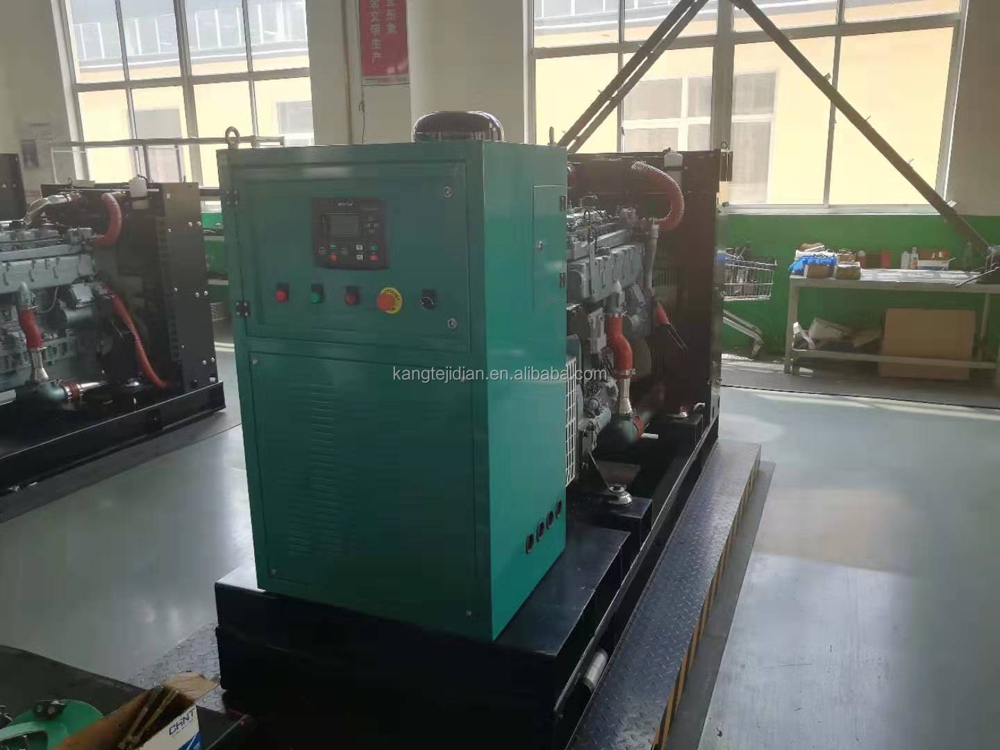 100KW Natural Gas Generator with Leroy Somer Stamford Alternator CE/ISO9001 Certified