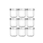 10oz Leak Proof Glass Storage Bottles Yogurt 4 Oz Quilted Mason Jars Bulk