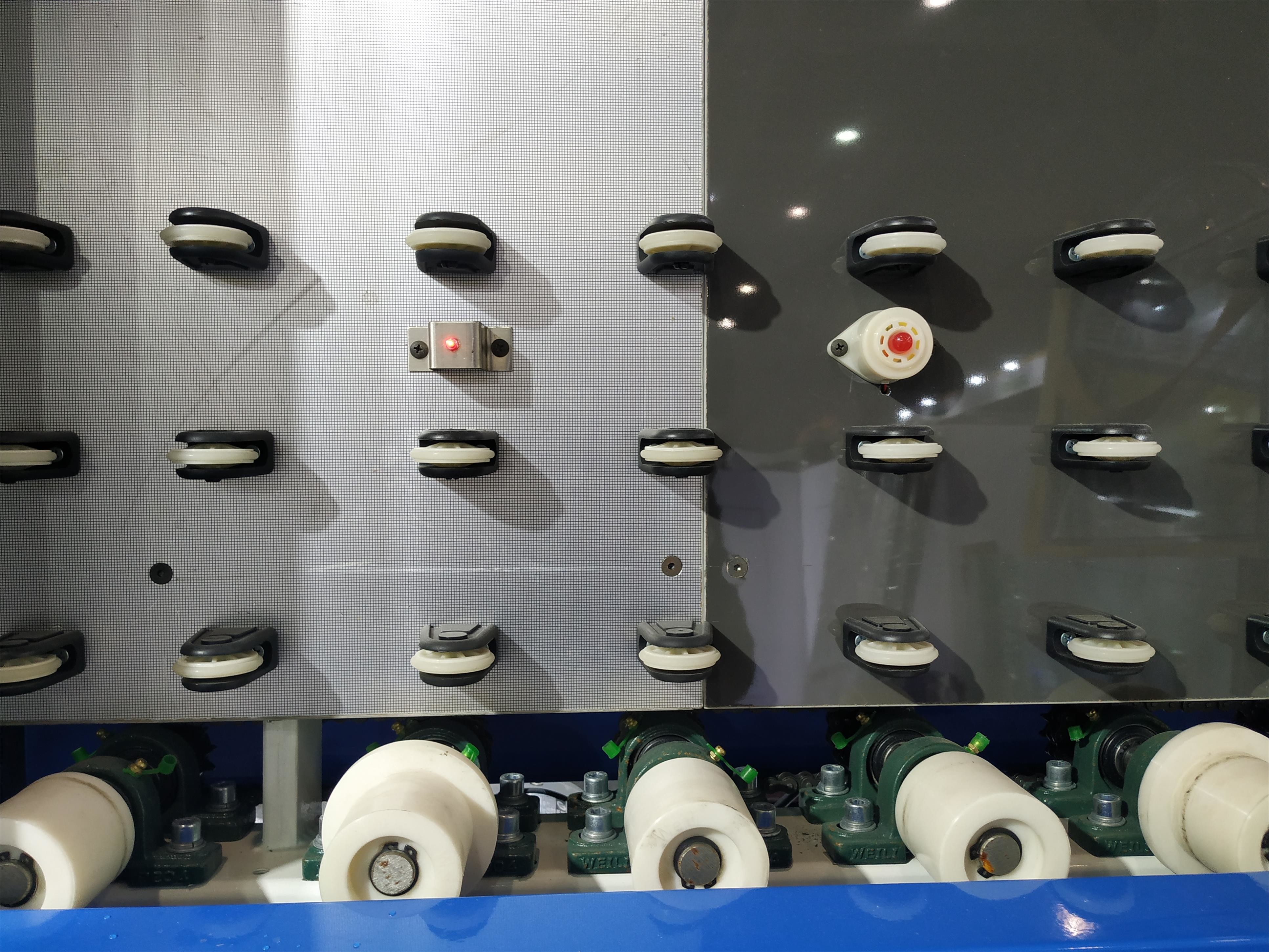 CE White & Blue Colour Insulating Glass Line Double Glazing Glass Machine