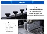 OEM Solder Paste Dispenser Machine HWGC Semiauto Solder Stencil Printer