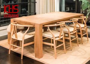 Quality Mid Century Rustic Natural Solid Wood Dining Chairs For Farmhouse Table wholesale