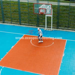 Quality Basketball Courts Pu Sports Flooring 8mm Thick ISO18001 wholesale