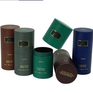 Quality Flexo Paper Tube Tea Packaging , Tea Cylinder Packaging Scratchless wholesale