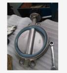 ANSI DIN BS JIS Standard Silicone seated Wafer style Butterfly Valve for hot air