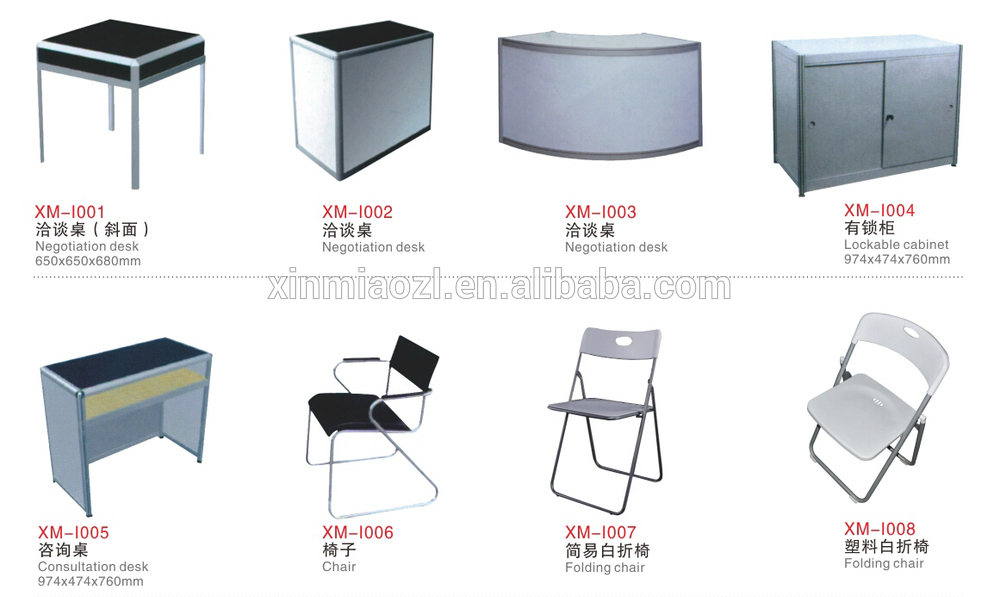 Desk For Exhibition Booth, Octanorm System Exhibition Furniture