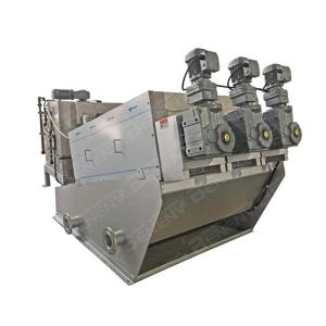 Quality Multi Disk Screw Press Dewatering Machine For Sludge Palm Oil USA Standard wholesale