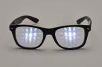 Rainbow Effect Plastic Diffraction Glasses For Fireworks Show