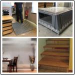 3003 Bright Aluminium Five Bar Tread Plate Floor Anti Slippery