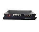 8 Channel Forward XLR Balanced Audio to Fiber Converter,broadcasts quality audio