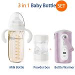 Anti-Colic 240ml Formula Making Mixing Dispenser Baby Bottle With Travel Bottle