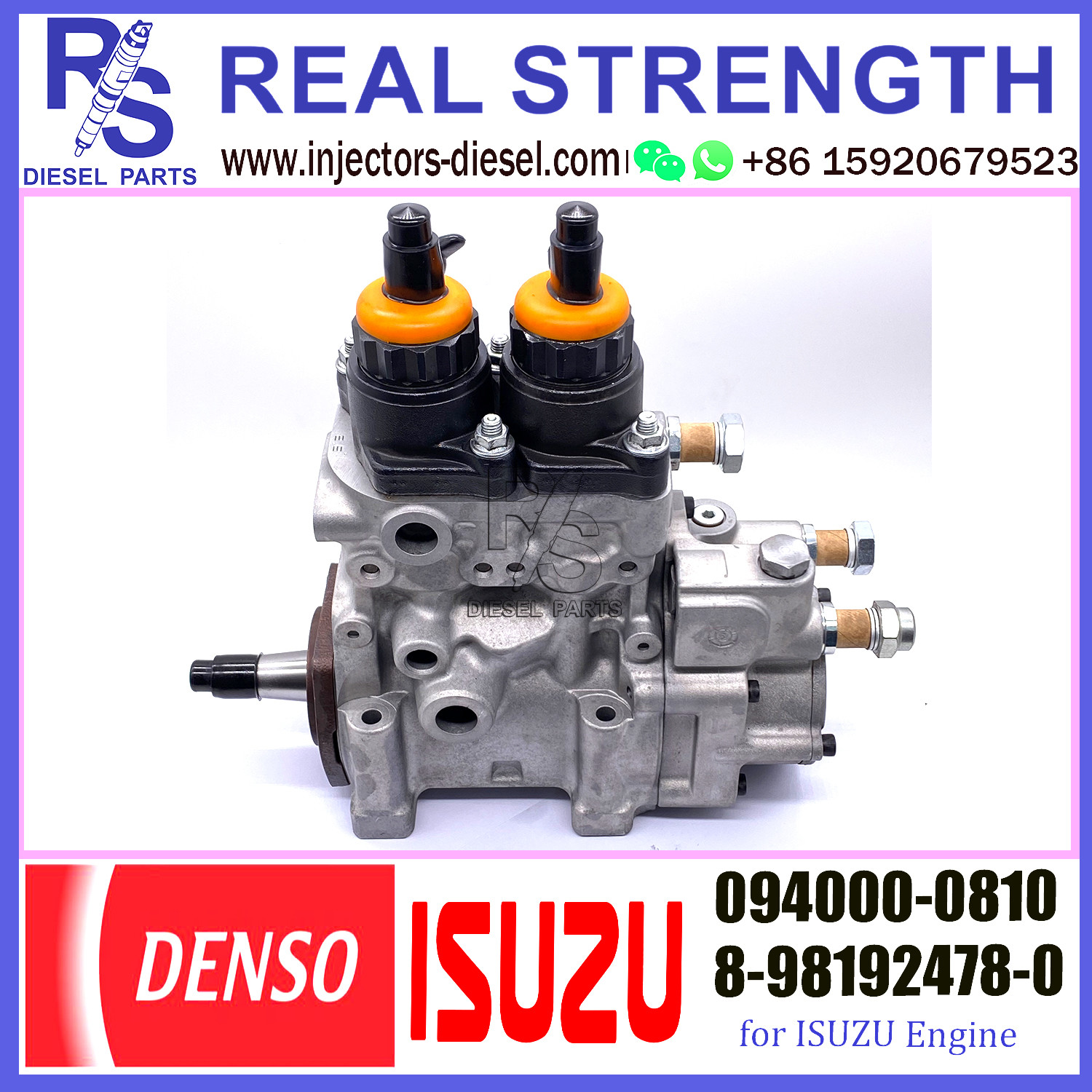 Common Rail Denso Fuel Injection Pump 094000-0810 8-98192478-0 for ISUZU 094000-0810 8-98192478-0