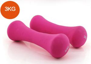 Quality red pink blue purple green Bone Shaped women and children vinyl hand weight dumbbell wholesale