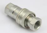 Carbon Steel Hydraulic Quick Connect Couplings , LSQ-ISOA Hydraulic Quick