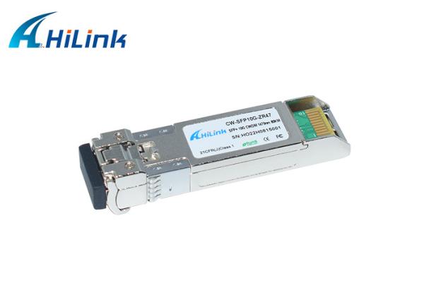 10G Dual Fiber SFP+ Module Wavelength 1470nm To 1610nm ZR 80km LC For 5G Data