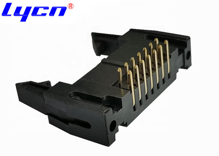 2.54mm Pitch Ejector Header 90° Semi Gold Tin Plating PCB Circuit Board Headers