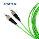 TTIFiber FC-FC Green Jacket OM5 Fiber Optic Patch Cord Multimode DX Duplex
