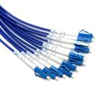 LC To SC Multi Mode Fiber Optic Patch Cord 12 Core 3m 10Gb