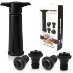 Oem Odm Vacuum Pump Wine Stopper With 4 Silicone Stopper