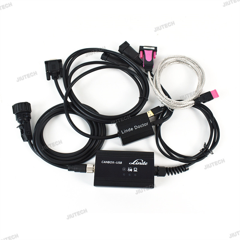 For Linde Canbox USB Doctor Forklift truck Diagnostic Cable linde pathfinder Diagnosis Interface Tool and FZ G1 tablet