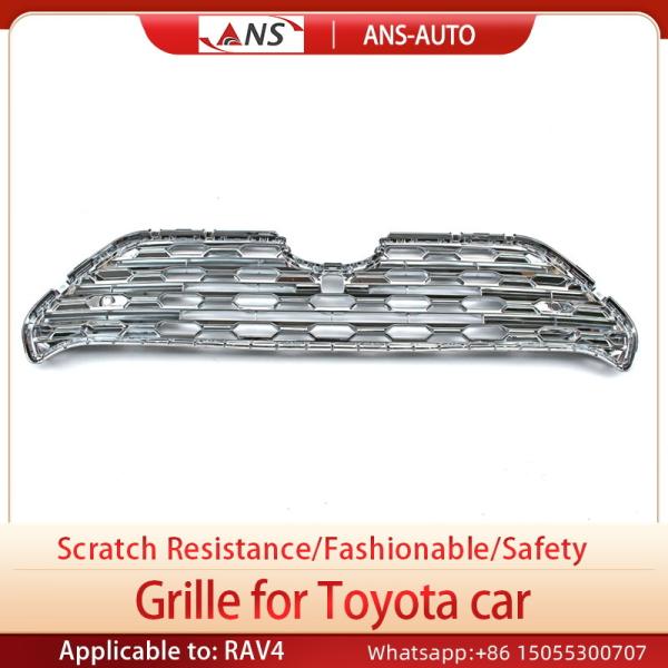 Cheap High Gloss Silver Anti Scratch Car Front Grills For Toyota Rav4 for sale