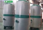 Green Color Screw Air Compressor Parts Gas Storage Tank Carbon / Stainless Steel