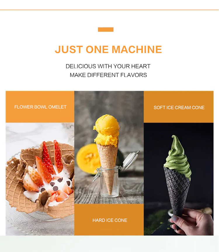 220V 1Kw Small Egg Cone Baking Oven Electric Cone Baker With One Year Warranty