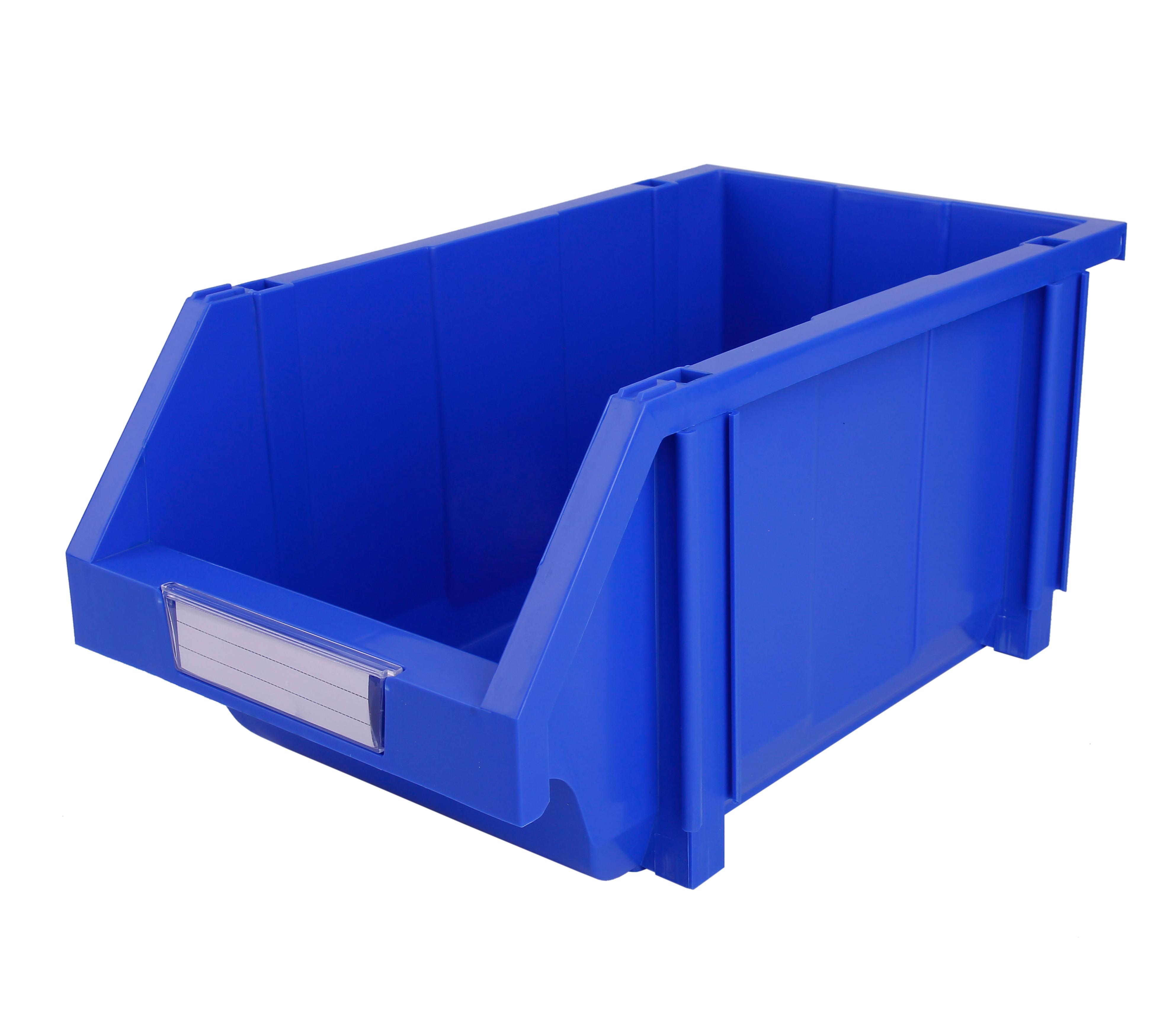 Shelf Open Hopper Front Bins for Equipment Storage Plastic Bin Box Medicine Storage