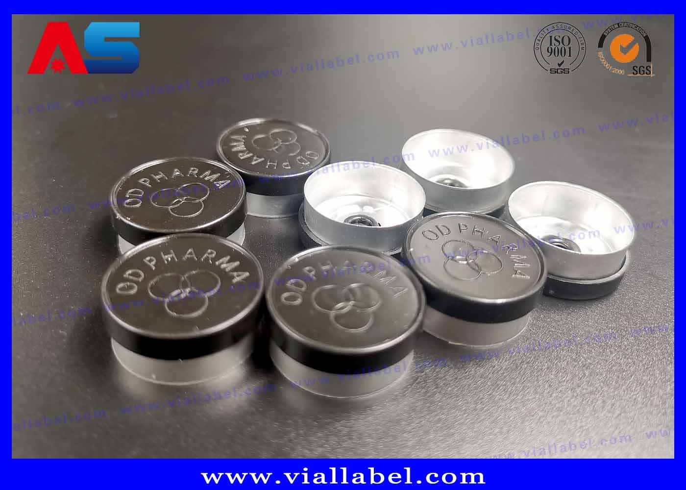 20mm Flip Top Cap , Aluminum Flip Off Caps For 10ml Medicine Vials / oil solutions