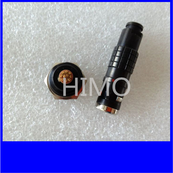 7 pin IP68 chrome lemo waterproof free connector