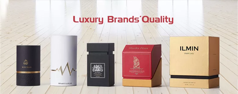 Cosmetic Fragrance Bottle Gift Box Packaging 2mm Cardboard Paper With Lid