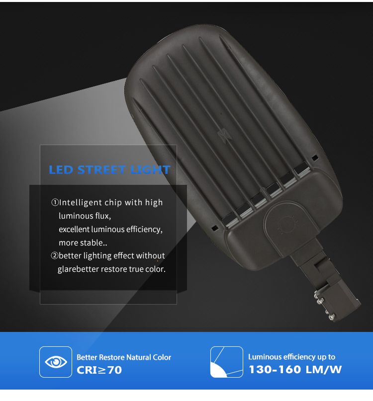 Lighting and Circuitry Design LED Street Light IP65 Waterproof for Outdoor Road Lamp