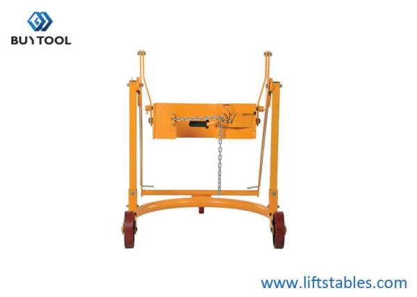 Manual Powered 55 Gallon Plastic Drum Handling Equipments Drum Carrying Trolley