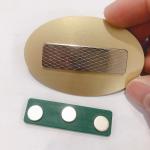 Metal Plastic Magnetic Name Holders Reusable With N35 Neodymium
