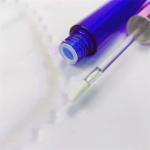 Blue Transparent Plastic Lip Gloss Tube Crystal Private Label
