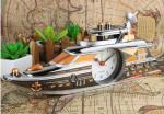 New creative gift product yacht alarm clock toy