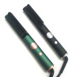 Private Label LCD Electric Hair Brush Negative Ion Ceramic Straightening Comb