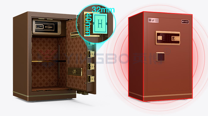 Smart Fingerprint Lock Safe Box For Office Security 39kg YB/N7-70