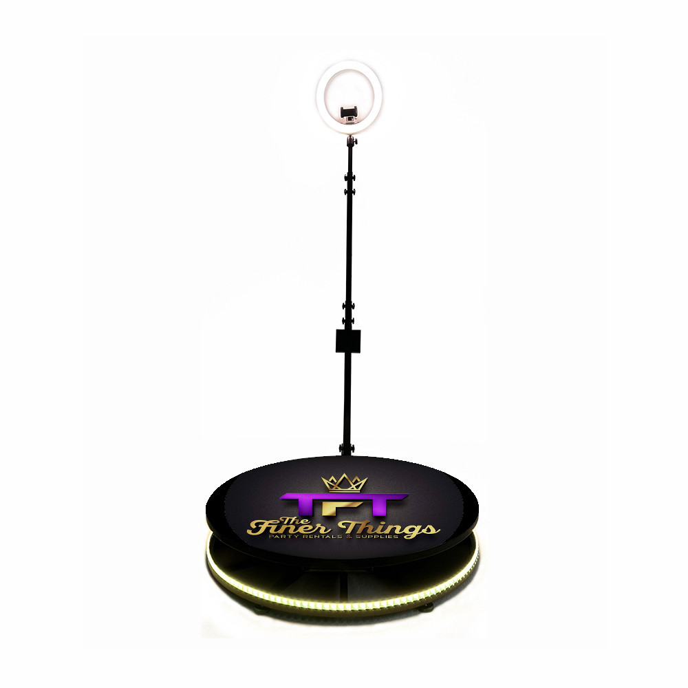 LED Light 360 Photo Booth Camera Adjustable Machine For Parties