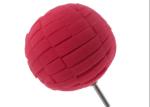 Red 80mm Wheel Cleaning Sponge 50g For Car Wax And Car Wash
