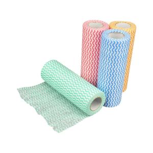 Quality 35gsm Disposable Kitchen Wipes Spunlace Wood Pulp Lightweight wholesale