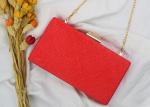 Handmade Rectangle Shape Evening Clutch Bags , Party Fashion Small Clutch Purse