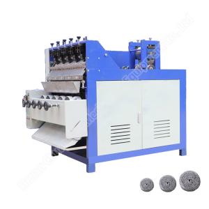 Quality stainless steel cleaning sponge ball machine steel wire ball machine adjustable gram steel wire cleaning ball making machine wholesale