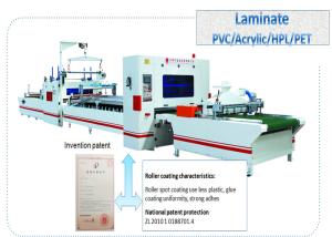 Quality PVC Film Industrial Woodworking Coating Laminating Machine PET Acrylic Sheet PUR Glue wholesale