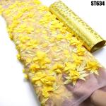 Supoo Exquisitely 3D flowers lace embroidery french lace wedding bridal dress