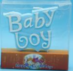 Blue & Pink Painted Shaped Birthday Candles For Baby Boy / Girl Party Food Grade