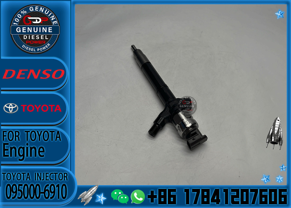 Common Rail Injector 095000-6230 095000-6910 095000-7270 For 1VD Diesel Nozzle Assembly Auto Parts