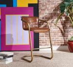 Iron Frame Kitchen Counter Bar Stools , Counter Height Bar Stools With Arms Matt