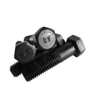 Quality Black 4140 Steel Heavy Hex Head Bolts ASTM A193 Grade B7 wholesale